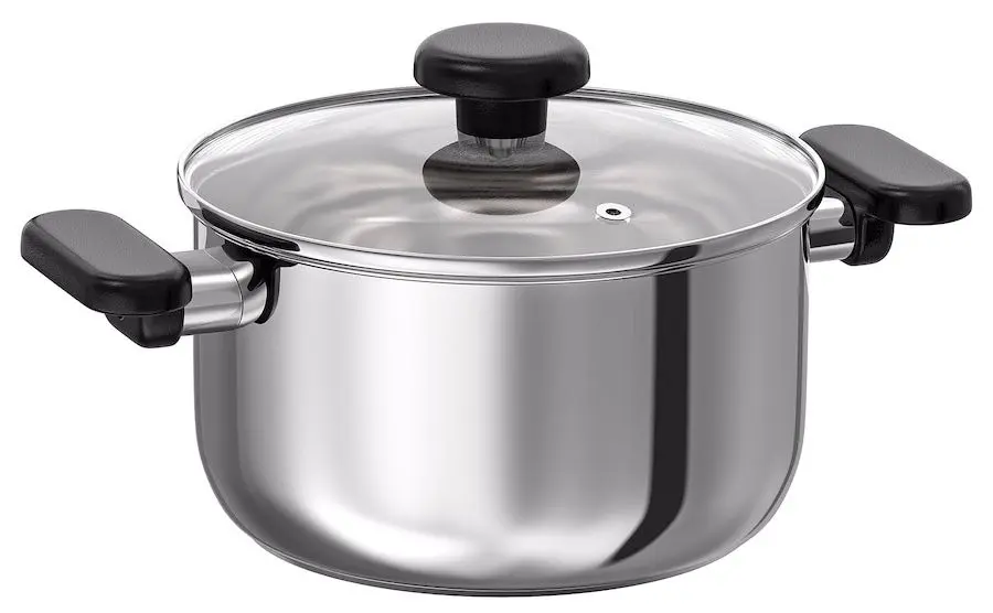 Oala cu capac Ikea Middagsmat 3L (Inox)