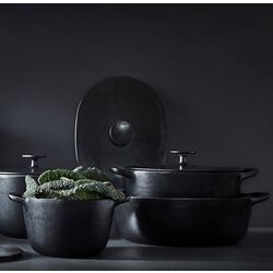 Oala cu capac Ikea Vardagen 5L (Negru) Thumb