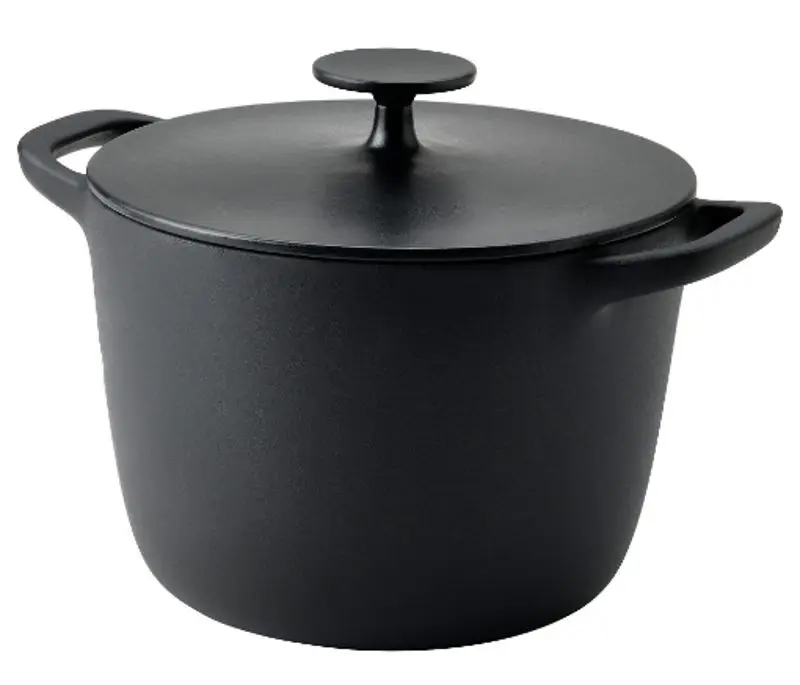 Oala cu capac Ikea Vardagen 5L (Negru)