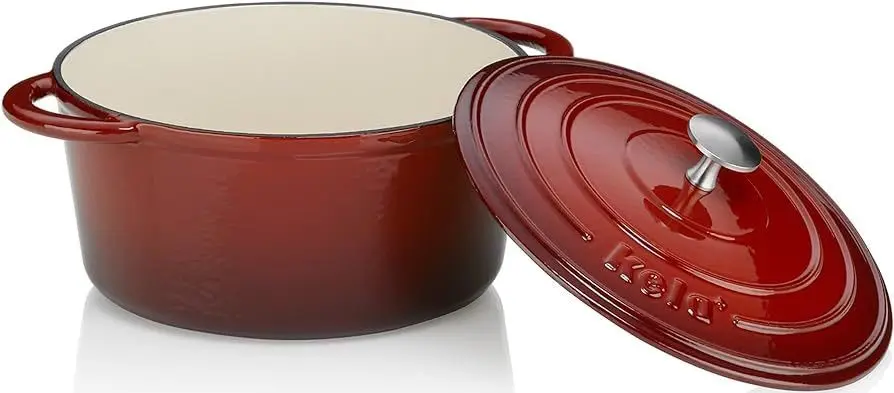 Oala cu capac Kela Calido 26cm 5L (Red)