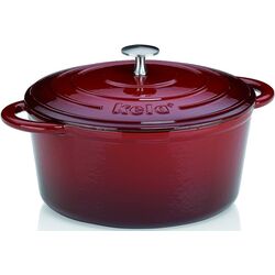 Oala cu capac Kela Calido 26cm 5L (Red)