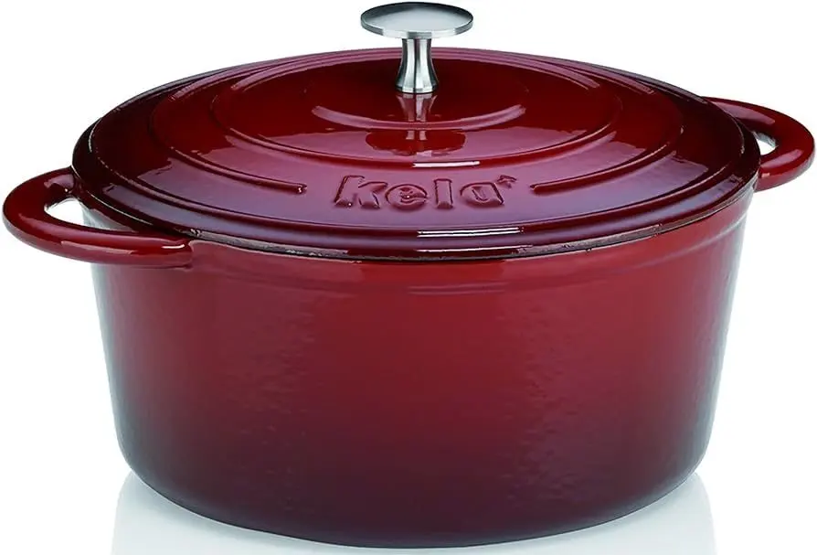 Oala cu capac Kela Calido 26cm 5L (Red)