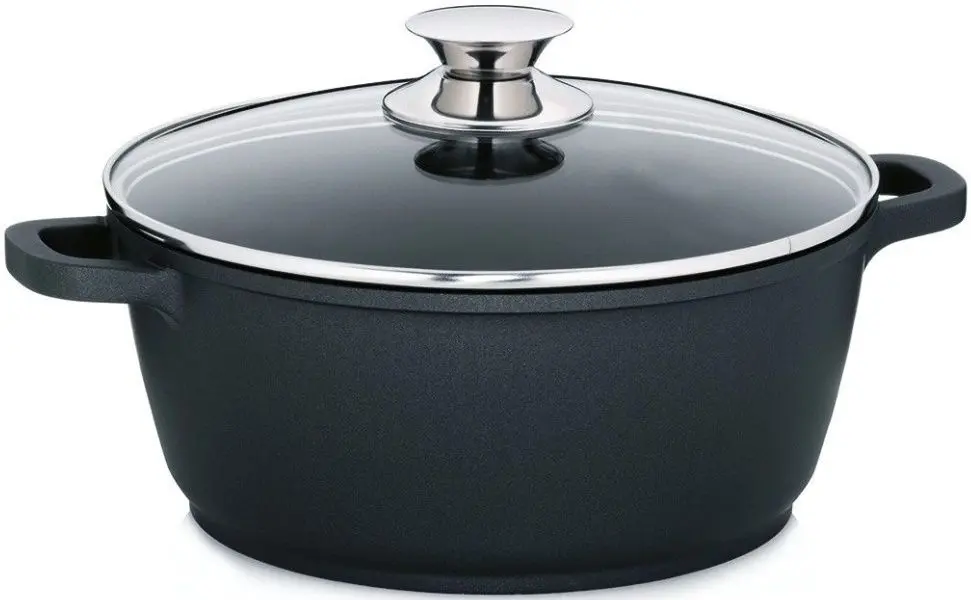 Кастрюля с крышкой Kela Kerros 20cm (Black)