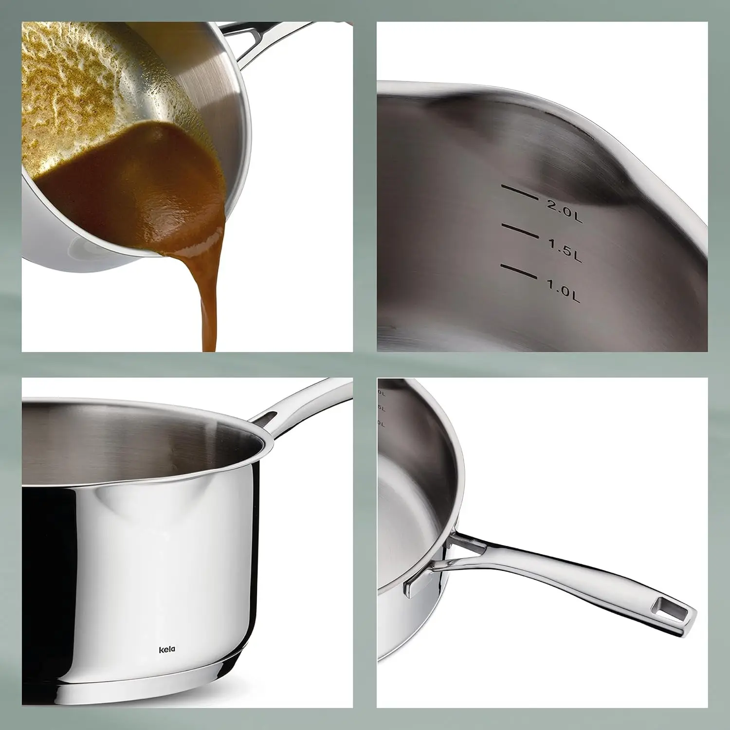 Ковш Kela Flavoria 16cm (Inox)