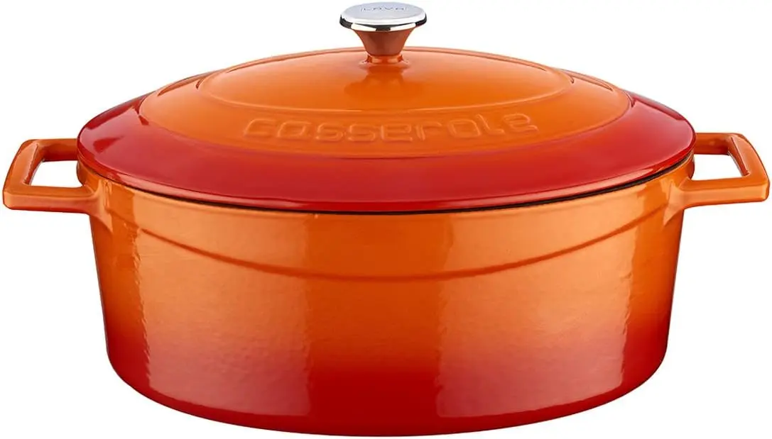 Cratita cu capac Lava LV O TC 29 SPR K1 (Orange)