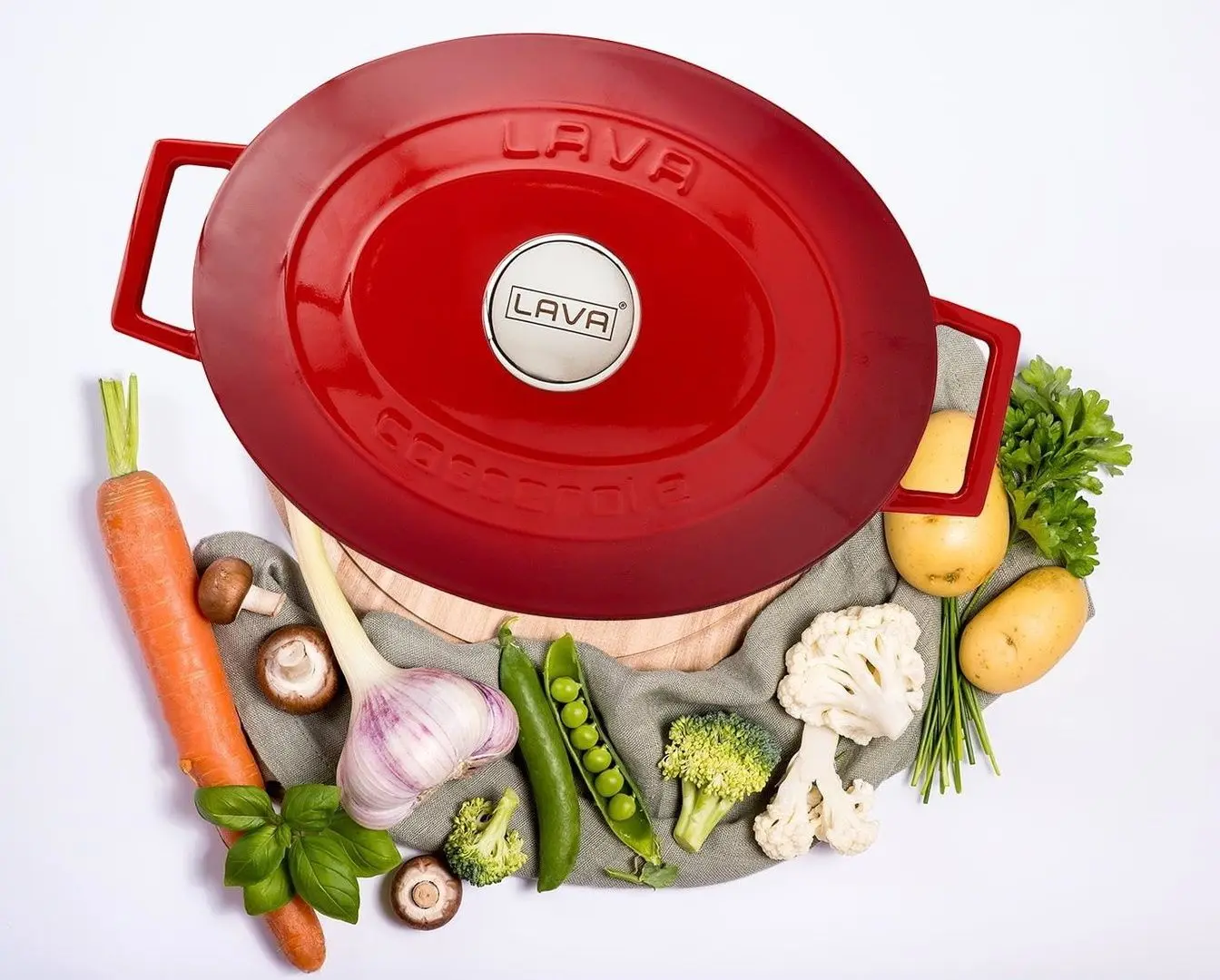 Кастрюля с крышкой Lava LV O TC 29 SPR K1 (Red)