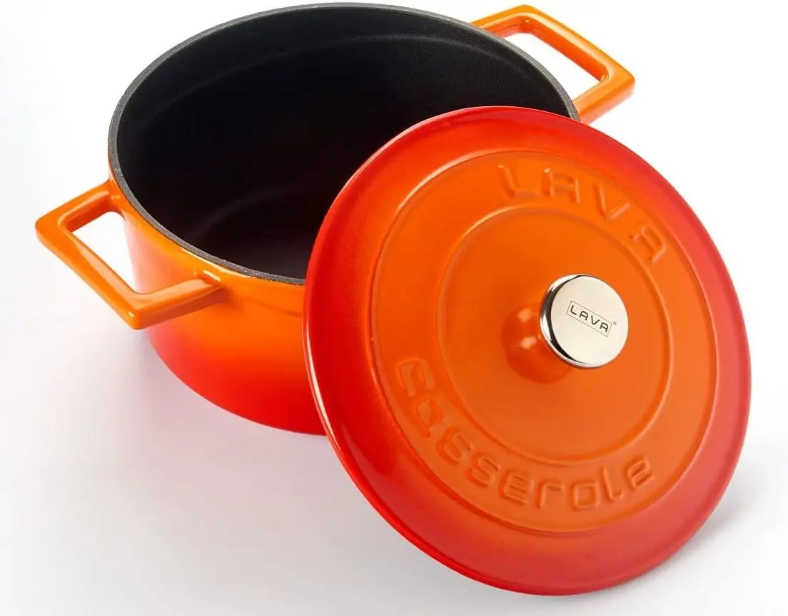 Cratita cu capac Lava LV Y TC 20 SPR K1 (Orange)