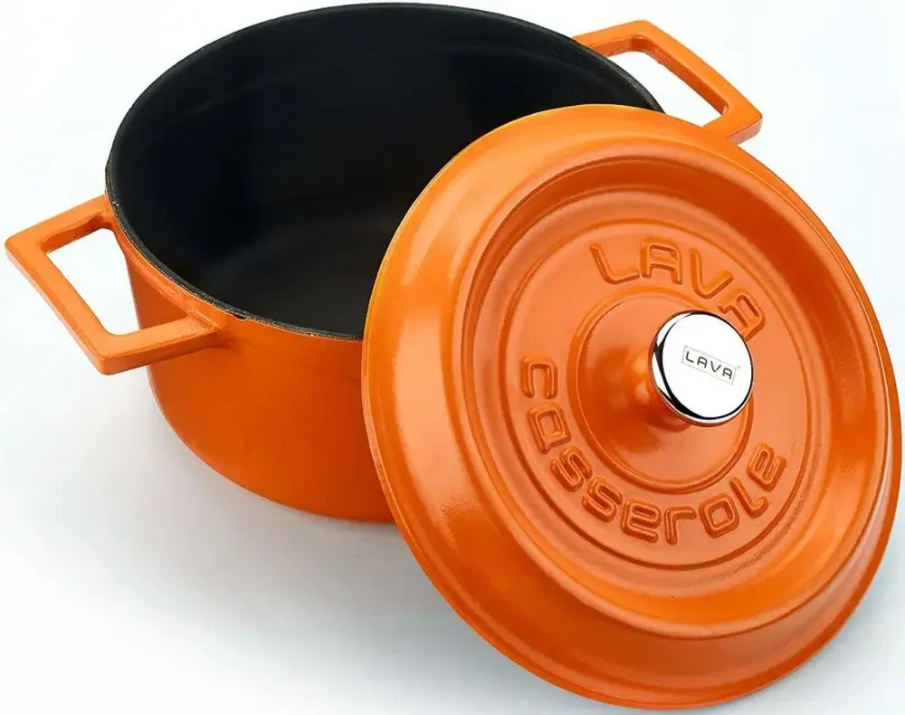 Кастрюля с крышкой Lava LV Y TC 20 SPR K2 O (Matte Orange)