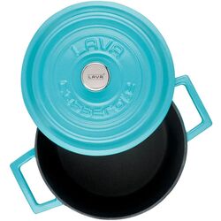 Cratita cu capac Lava LV Y TC 20 SPR K2 TR (Matte Turquoise) Thumb