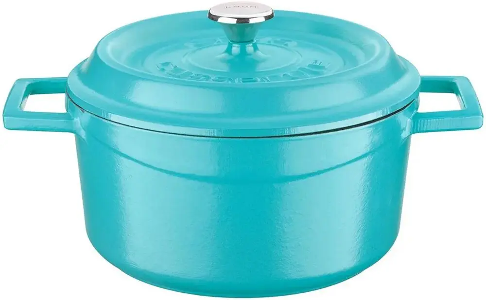 Cratita cu capac Lava LV Y TC 20 SPR K2 TR (Matte Turquoise)