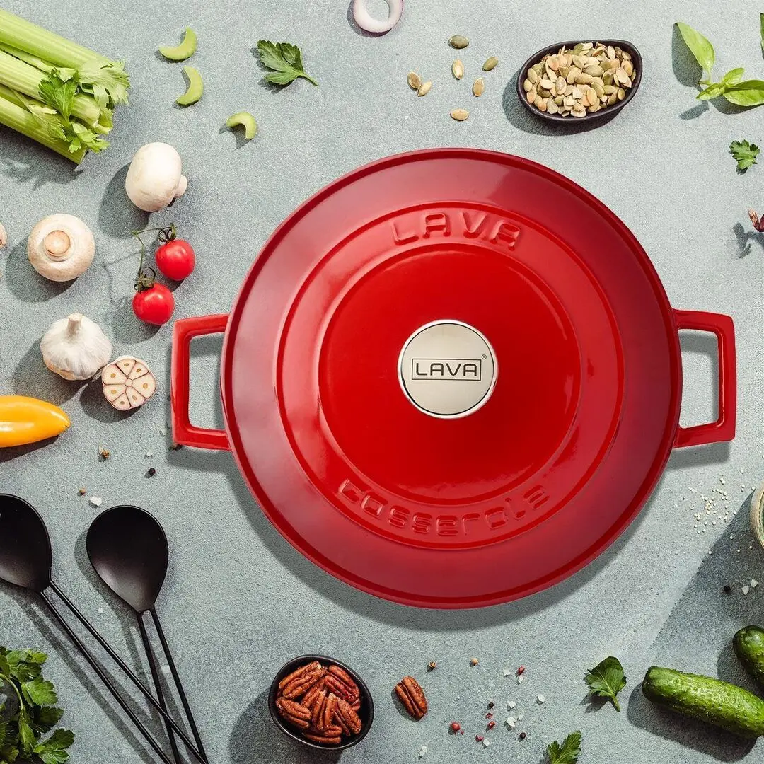 Кастрюля с крышкой Lava LV Y TC 28 SPR K1 (Red)