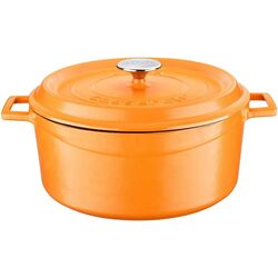 Cratita cu capac Lava LV Y TC 28 SPR K2 O (Matte Orange)