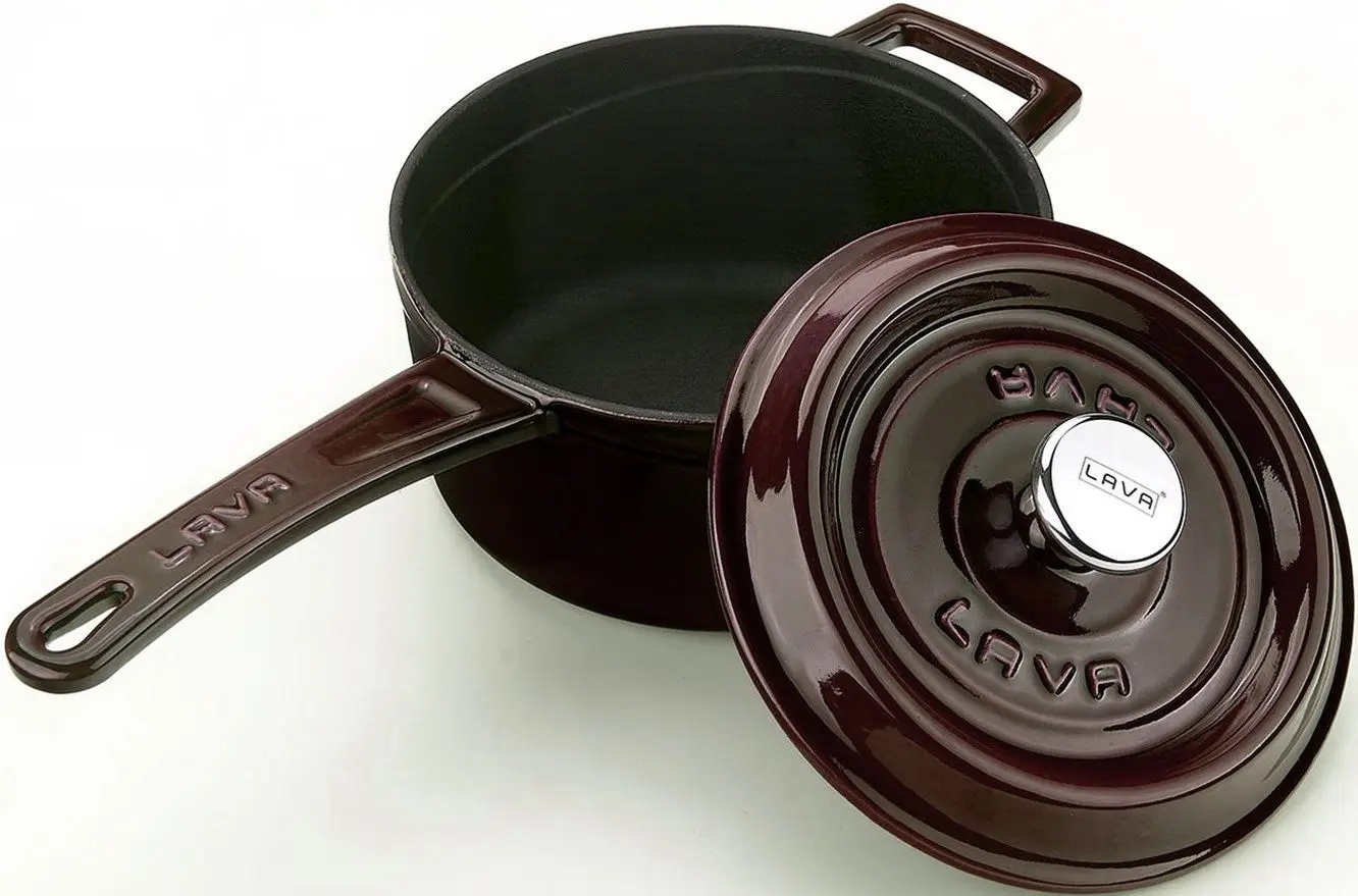 Сотейник с крышкой Lava LV Y SOS 16 PR K2 AU (Aubergine)