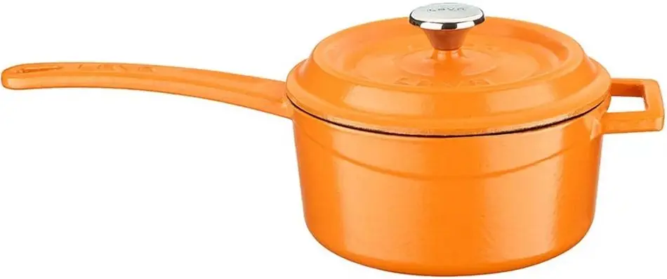 Cratita cu capac Lava LV Y SOS 16 SPR K2 O (Matte Orange)