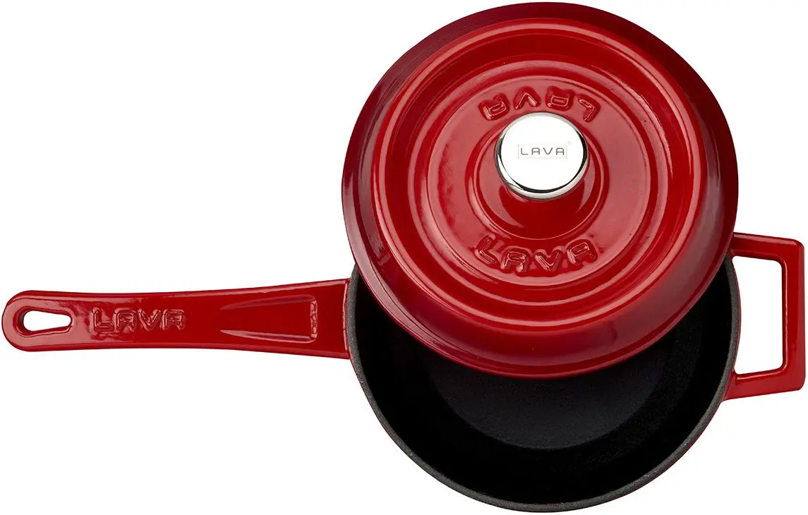 Cratita cu capac Lava LV Y SOS 16 SPR K2 R (Matte Red)