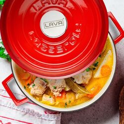 Cratita cu capac Lava LV Y ST 24 EDT K2 (Sable Red) Thumb