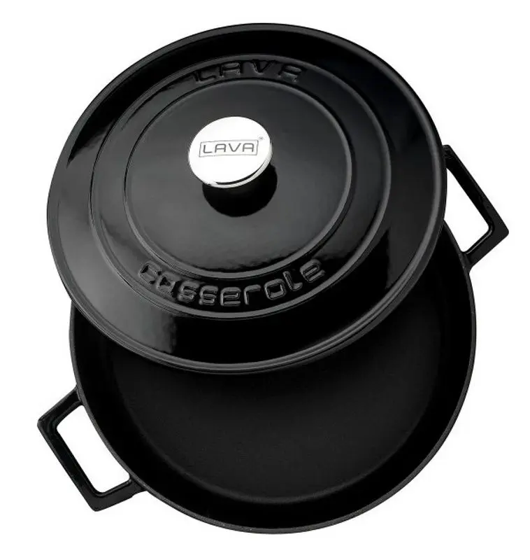 Cratita cu capac Lava LV Y ST 24 SPR K1 (Black)