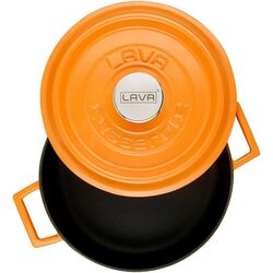 Cratita cu capac Lava LV Y ST 24 SPR K2 O (Matte Orange) Thumb