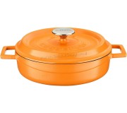 Cratita cu capac Lava LV Y ST 24 SPR K2 O (Matte Orange)