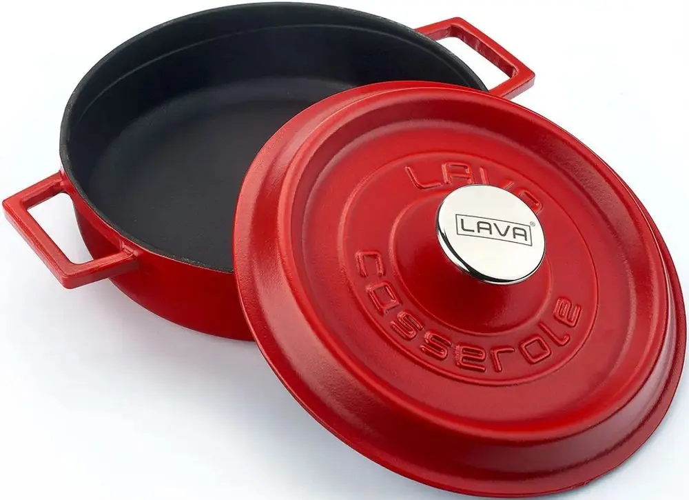 Сотейник с крышкой Lava LV Y ST 24 SPR K2 R (Matte Red)