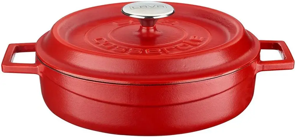 Сотейник с крышкой Lava LV Y ST 24 SPR K2 R (Matte Red)