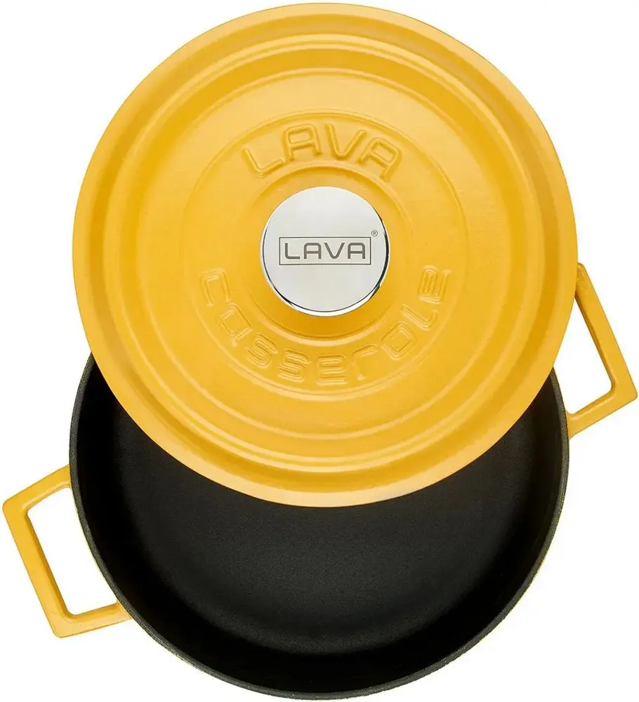Сотейник с крышкой Lava LV Y ST 24 SPR K2 Y (Matte Yellow)