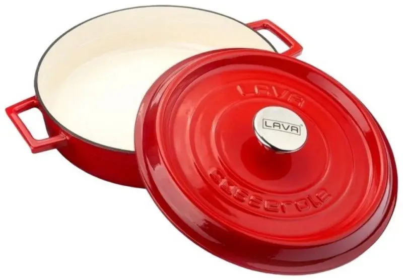 Cratita cu capac Lava LV Y ST 28 EDT K2 (Sable Red)