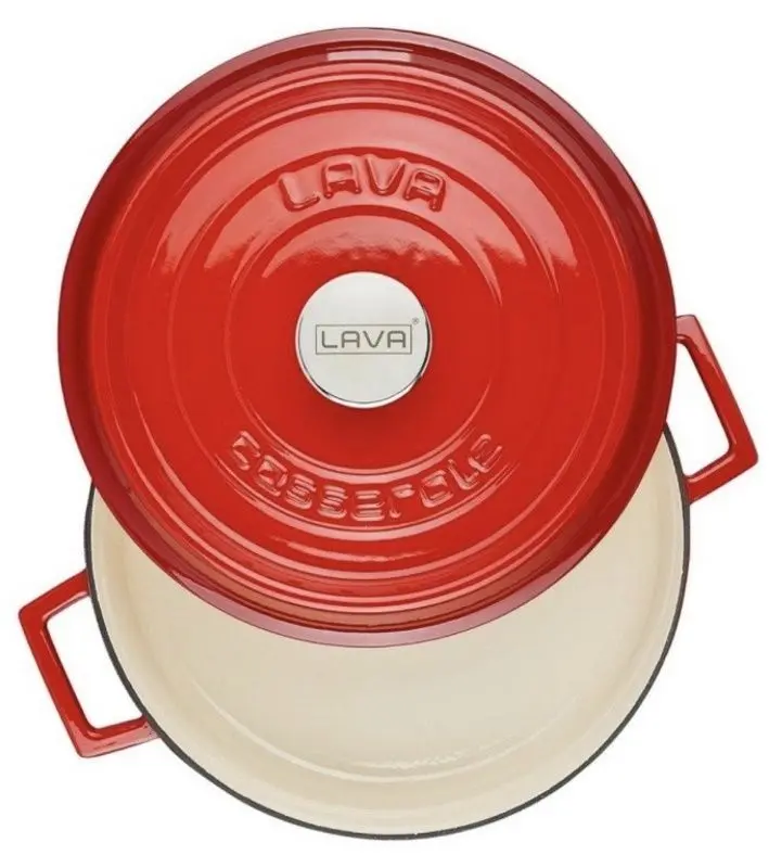 Cratita cu capac Lava LV Y ST 28 EDT K2 (Sable Red)