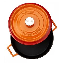 Сотейник с крышкой Lava LV Y ST 28 K2 O (Orange) Thumb