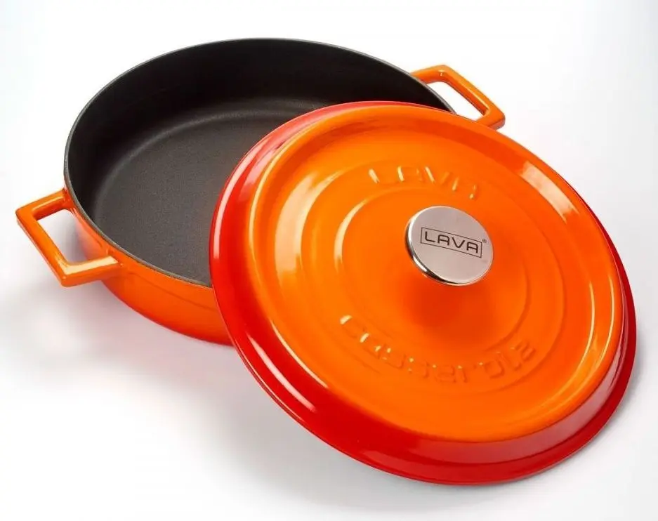 Сотейник с крышкой Lava LV Y ST 28 K2 O (Orange)
