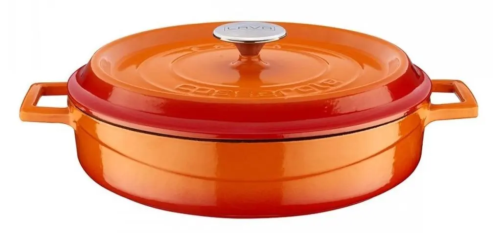 Сотейник с крышкой Lava LV Y ST 28 K2 O (Orange)