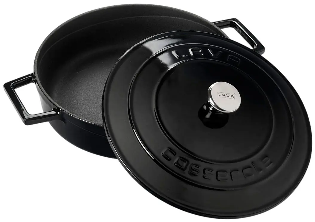 Сотейник с крышкой Lava LV Y ST 28 SPR K1 (Black)