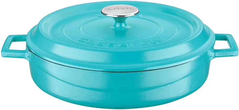 Сотейник с крышкой Lava LV Y ST 28 SPR K2 TR (Matte Turquoise)