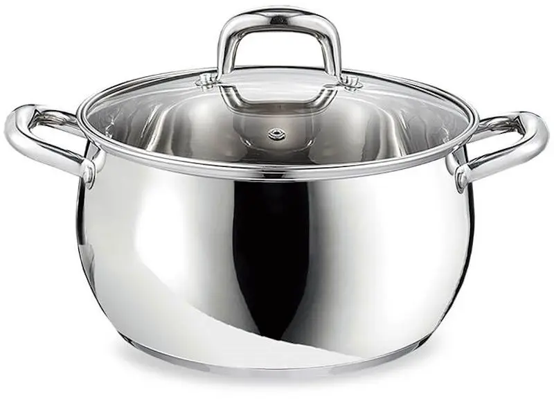 Cratita cu capac Maestro Classic MR-3515-16 (Inox)