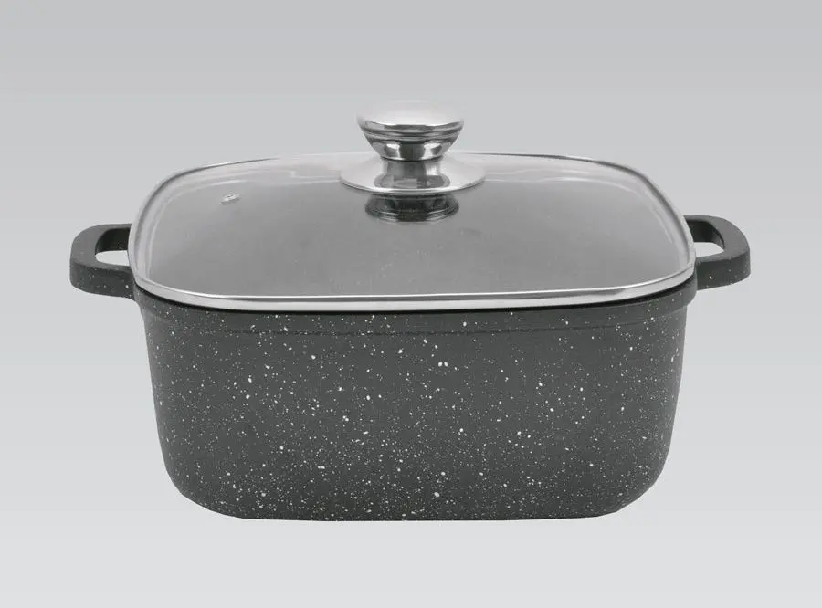 Cratita cu capac Maestro MR-2424 (Black)