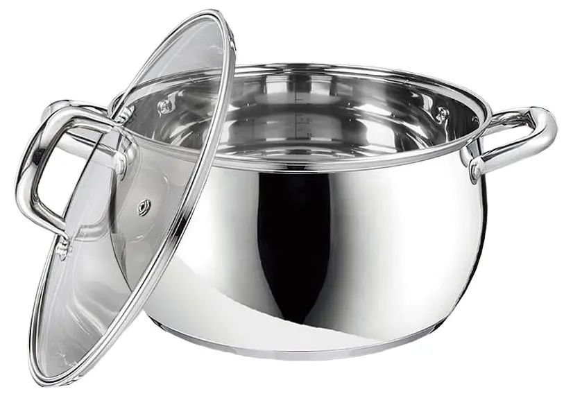 Кастрюля с крышкой Maestro MR-3515-18 2.8L (Inox)