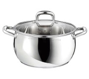 Oala cu capac Maestro MR-3515-18 2.8L (Inox)