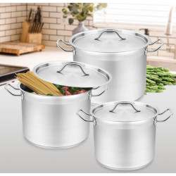 Cratita cu capac Maestro Mr-3518-32 18L (Inox) Thumb