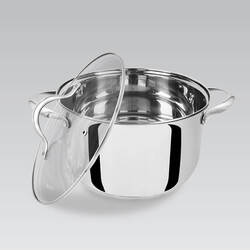 Cratita cu capac Maestro Mr-3519-18 2.5L (Inox) Thumb