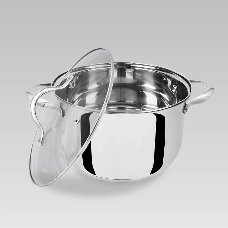 Cratita cu capac Maestro Mr-3519-18 2.5L (Inox) - 4
