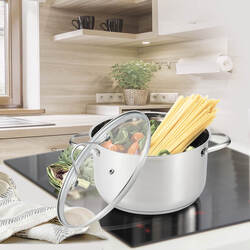 Кастрюля с крышкой Maestro Mr-3519-22 4.5L (Inox) Thumb