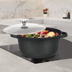 Кастрюля с крышкой Maestro Mr-4027-20 (Black) Thumb