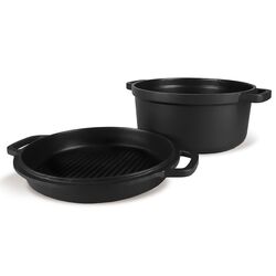 Кастрюля с крышкой Maestro MR-4124 24cm (Black) Thumb