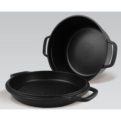 Кастрюля с крышкой Maestro MR-4124 24cm (Black) Thumb