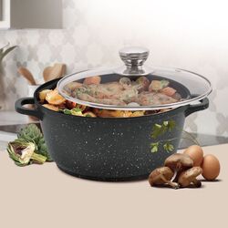 Cratita cu capac Maestro MR-4218 1.7L (Black) Thumb