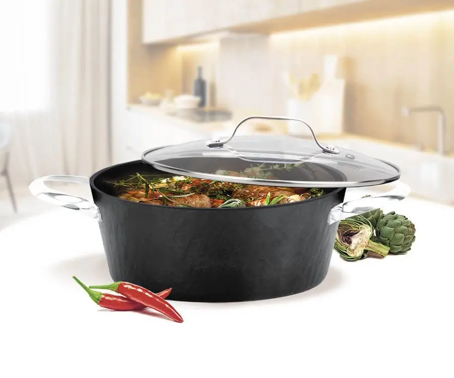 Кастрюля с крышкой Maestro MR-4420 (Black) - 3