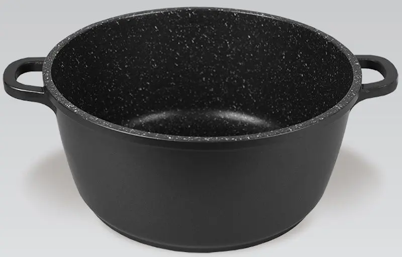 Cratita cu capac Maestro Classic MR-4616C (Black) - 2
