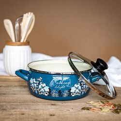 Кастрюля с крышкой Metalac Blue Cooking Delight 1.5L (Blue) Thumb