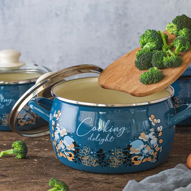 Кастрюля с крышкой Metalac Blue Cooking Delight 2.2L (Blue)