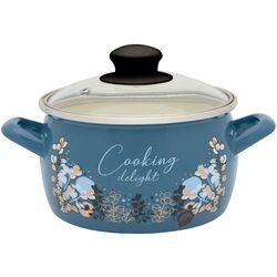 Кастрюля с крышкой Metalac Blue Cooking Delight 2.2L (Blue)